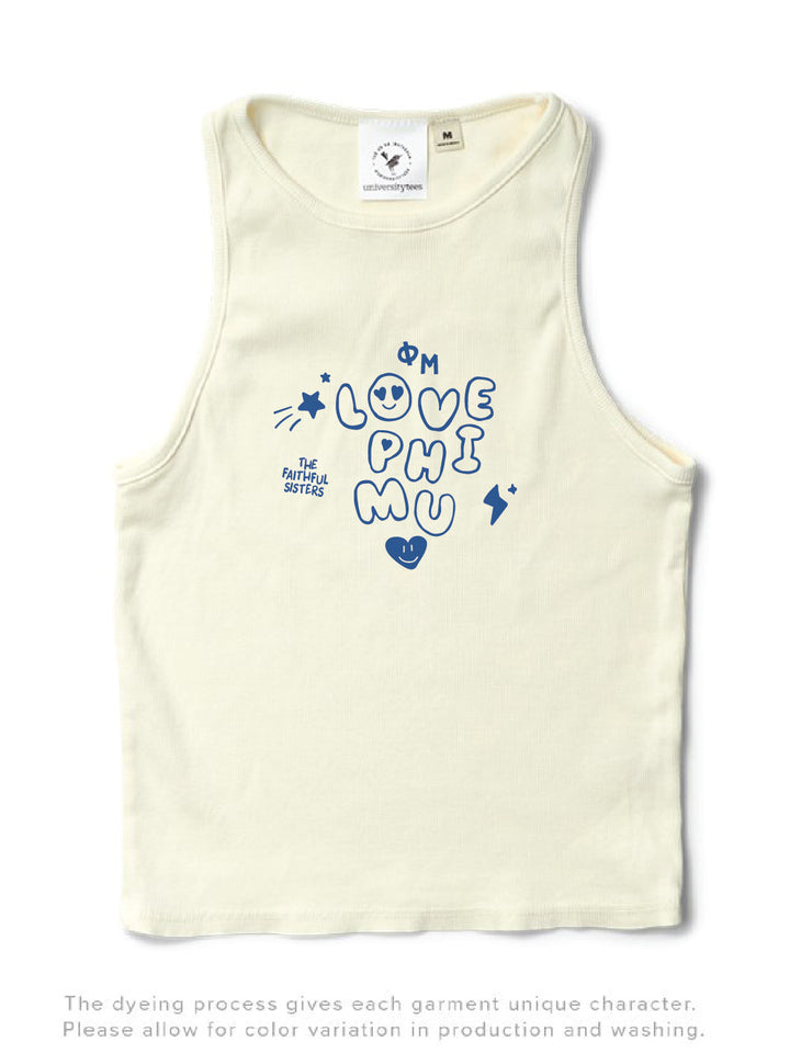 Vanilla Ice Doodle Sorority Tank