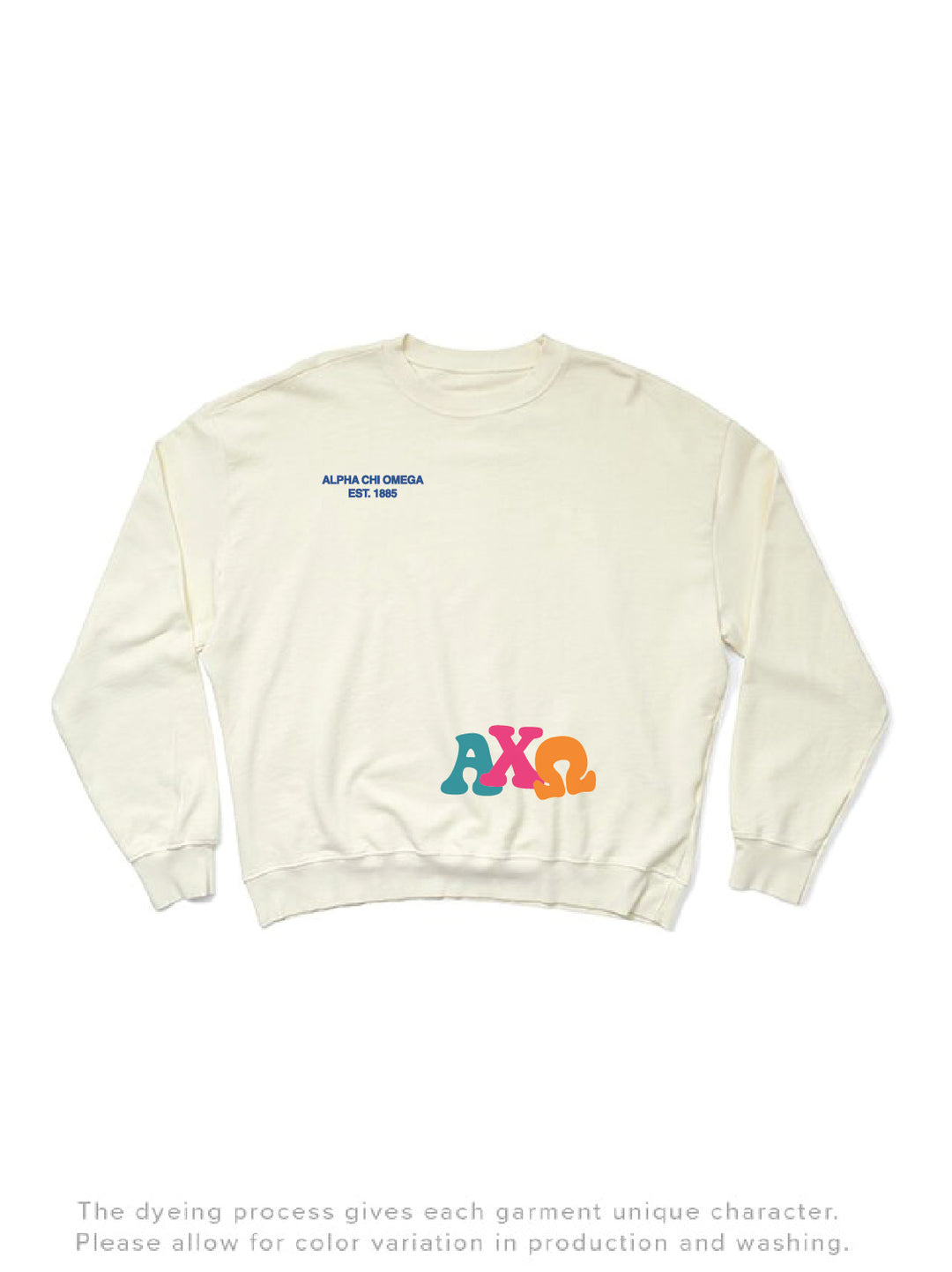 Vanilla Ice Rainbow Matching Set Sorority Light Weight Crewneck