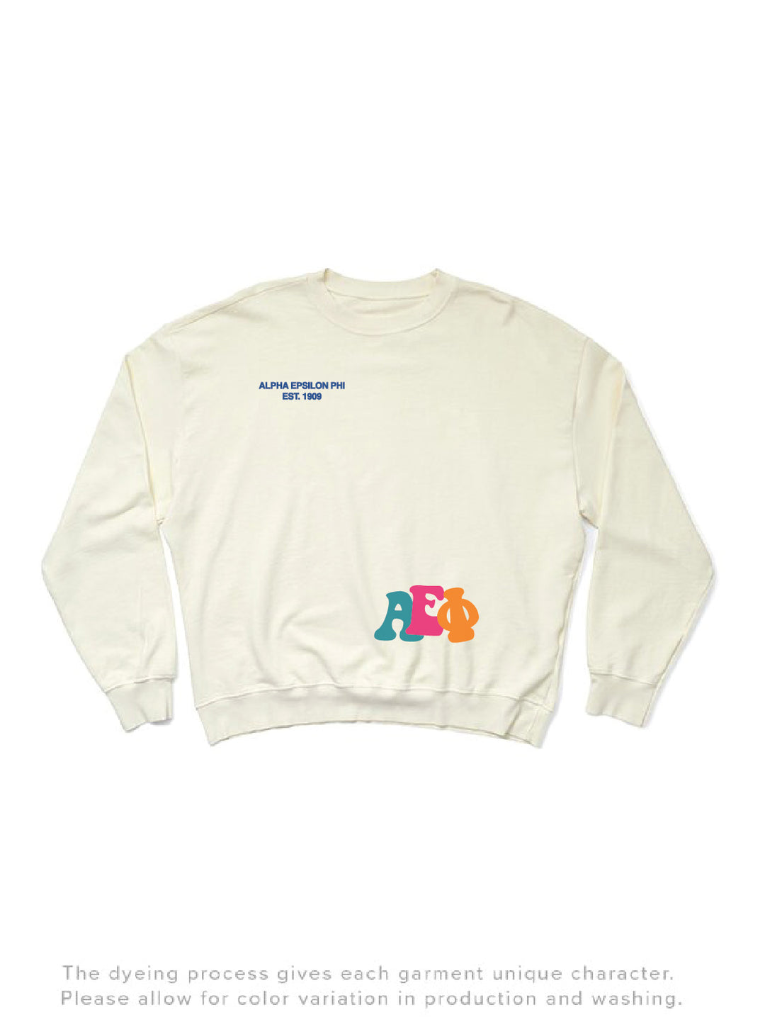 Vanilla Ice Rainbow Matching Set Sorority Light Weight Crewneck