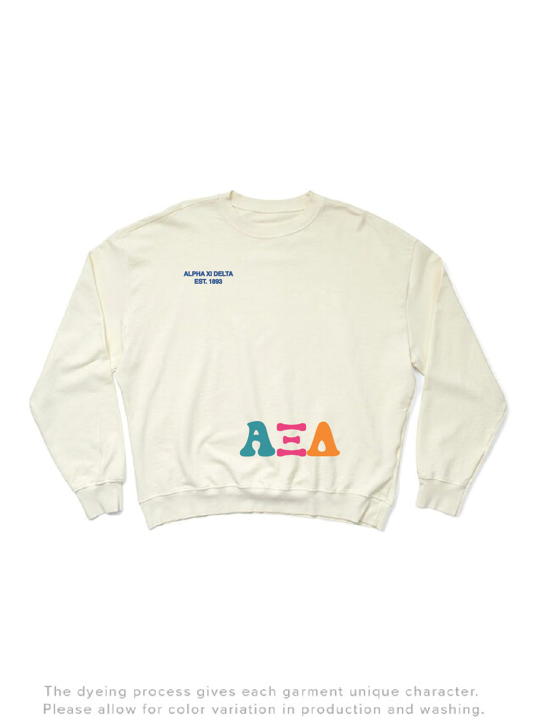 Vanilla Ice Rainbow Matching Set Sorority Light Weight Crewneck