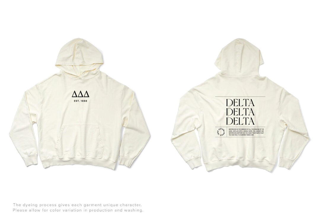 Vanilla Ice Sisterhood Matching Set Light Weight Sorority Hoodie