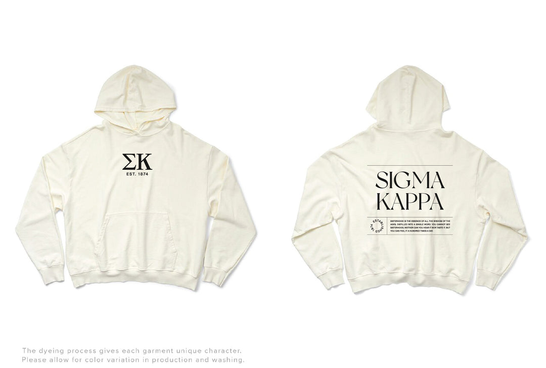 Vanilla Ice Sisterhood Matching Set Light Weight Sorority Hoodie