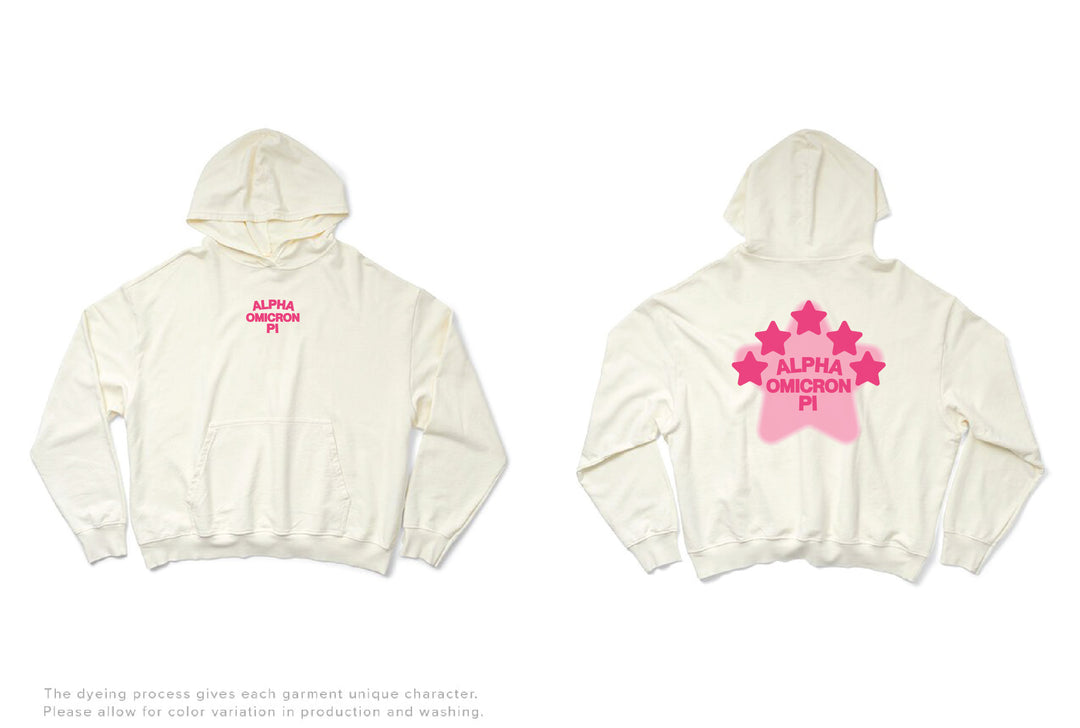 Vanilla Ice Pink Star Matching Set Light Weight Hoodie