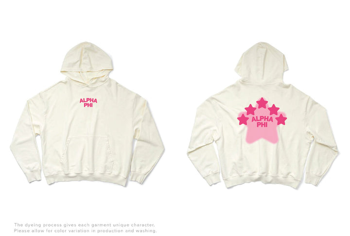 Vanilla Ice Pink Star Matching Set Light Weight Hoodie - 2XL