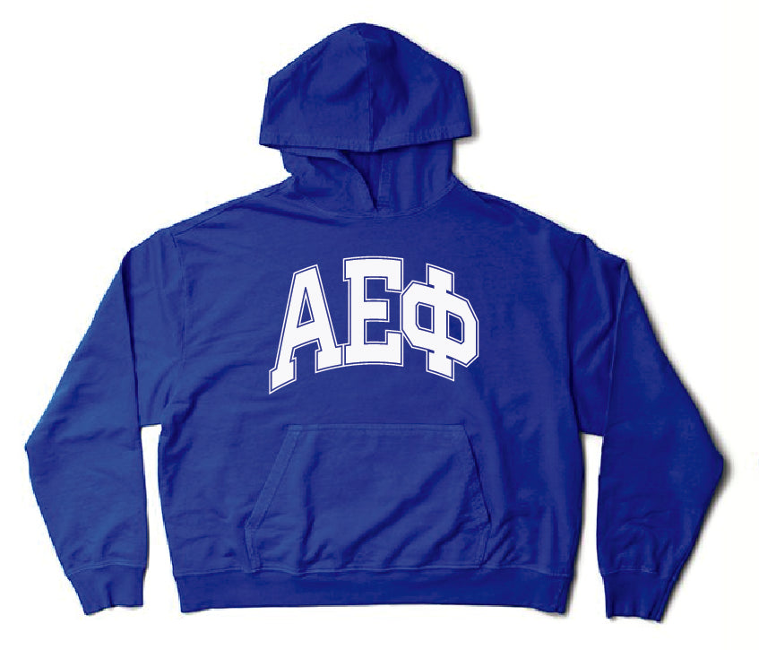 Varsity Blue Greek Matching Set Lightweight Hoodie - 2XL