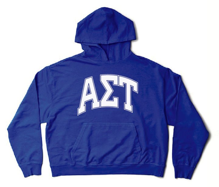 Varsity Blue Greek Matching Set Lightweight Hoodie - 2XL