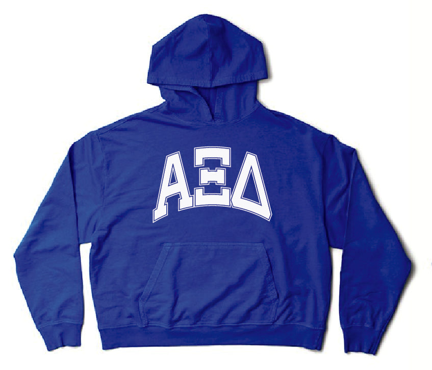 Varsity Blue Greek Matching Set Lightweight Hoodie