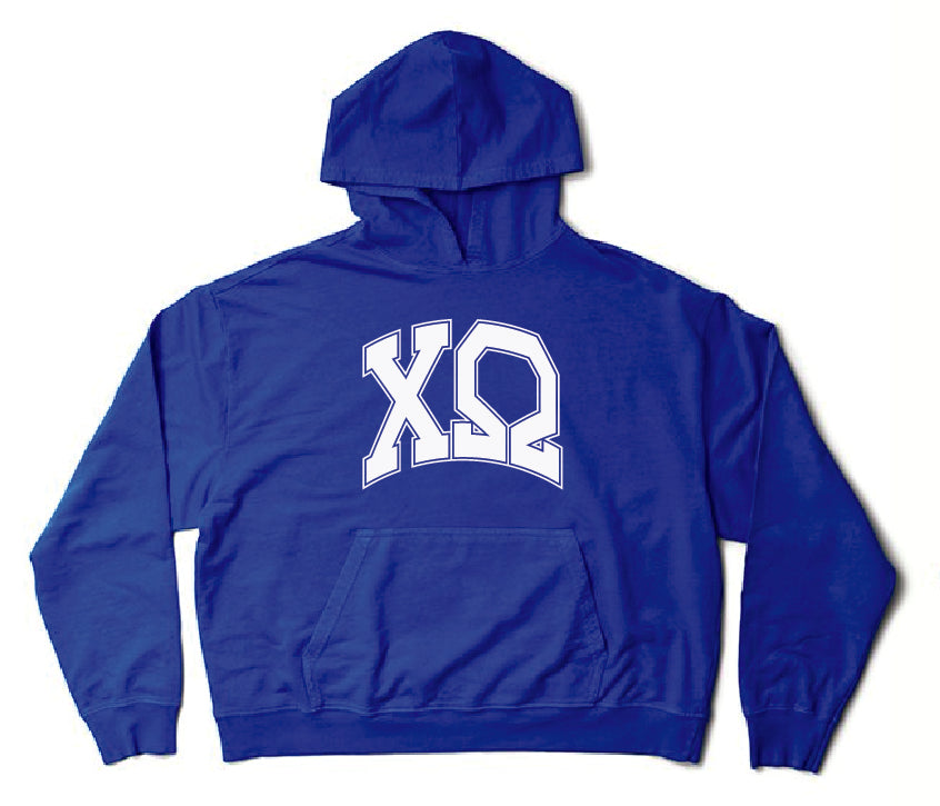 Varsity Blue Greek Matching Set Lightweight Hoodie