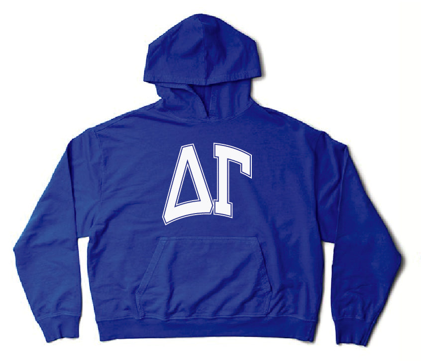 Varsity Blue Greek Matching Set Lightweight Hoodie - 2XL