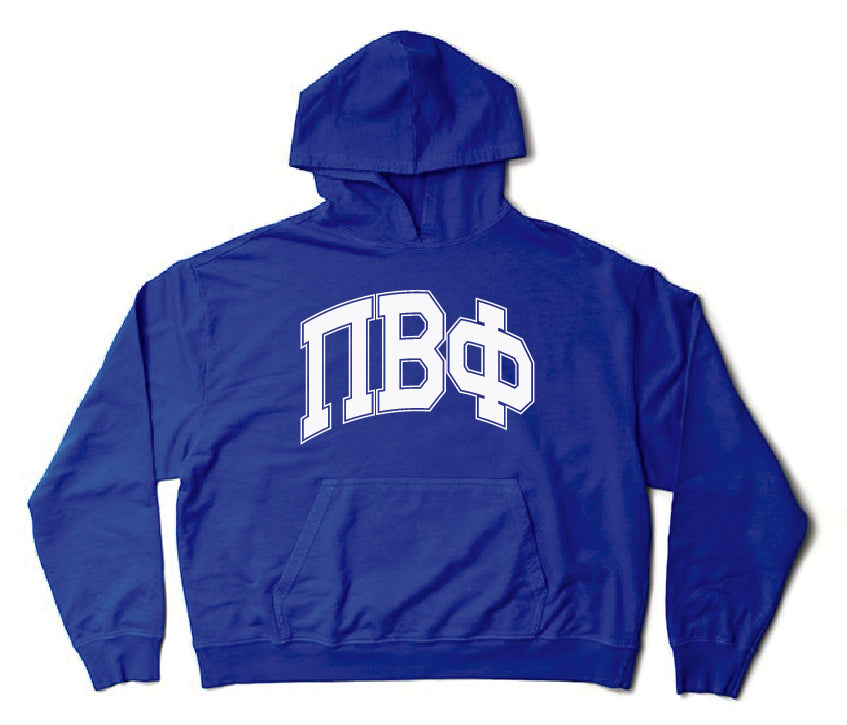 Varsity Blue Greek Matching Set Lightweight Hoodie - 2XL