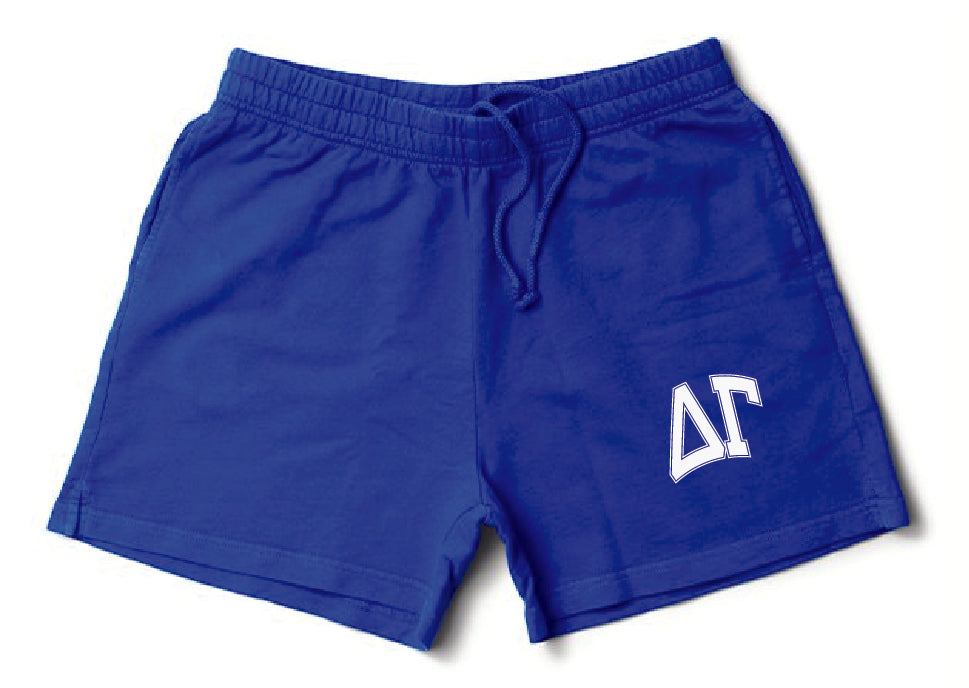 Varsity Blue Greek Matching Set Shorts