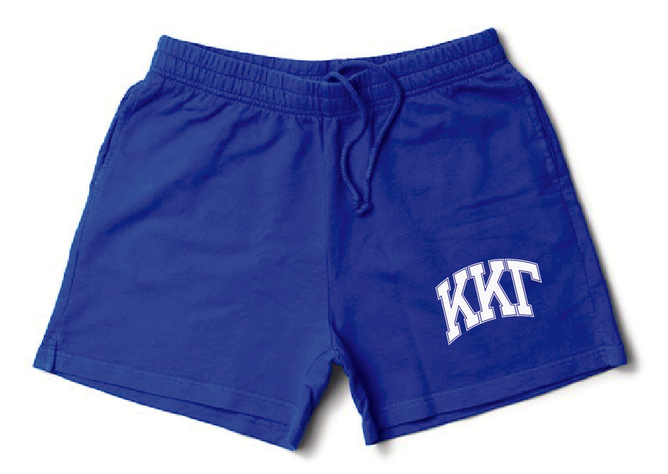 Varsity Blue Greek Matching Set Shorts - 2XL