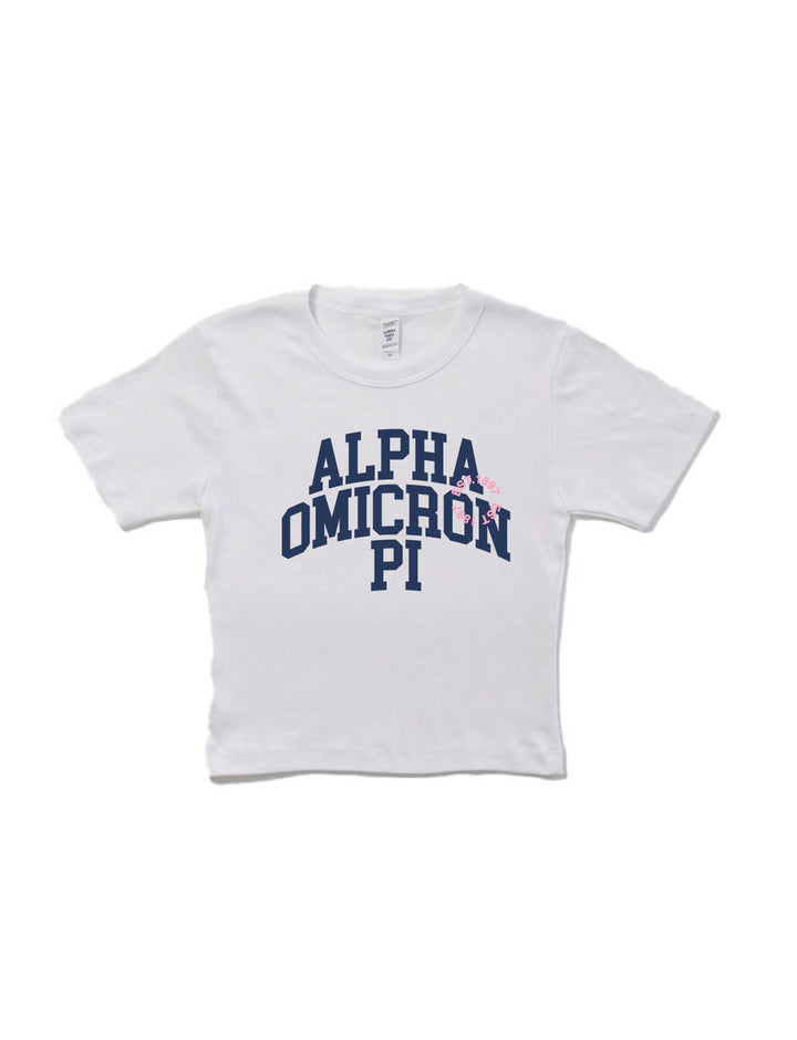 Varsity Sorority Baby Tee