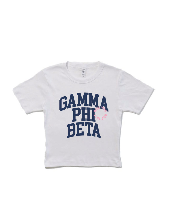 Varsity Sorority Baby Tee