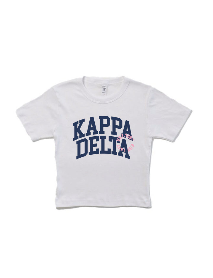 Varsity Sorority Baby Tee