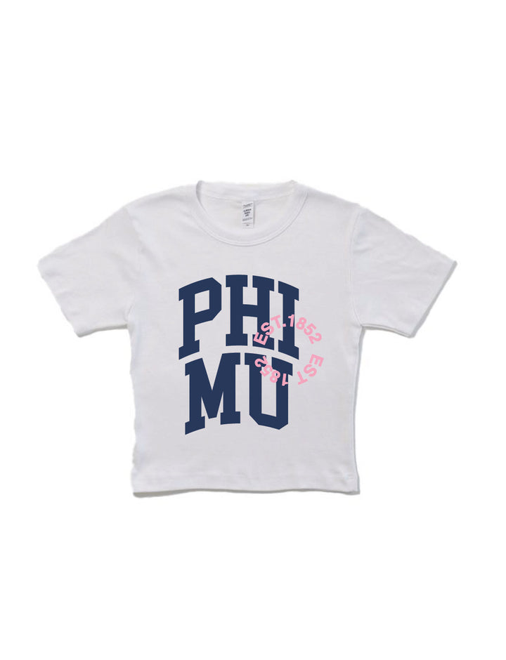 Varsity Sorority Baby Tee