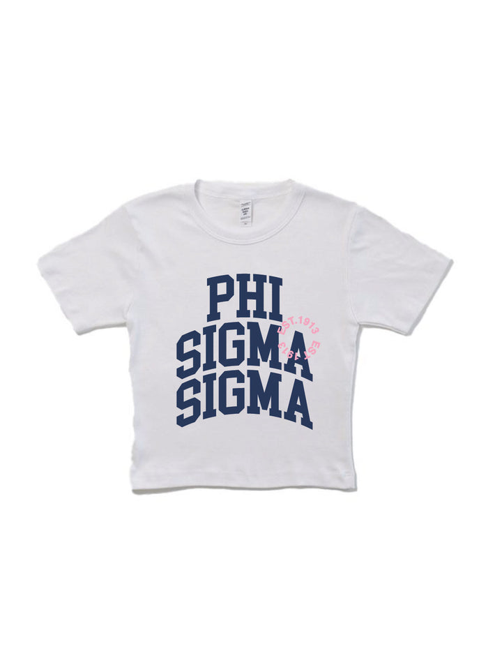 Varsity Sorority Baby Tee