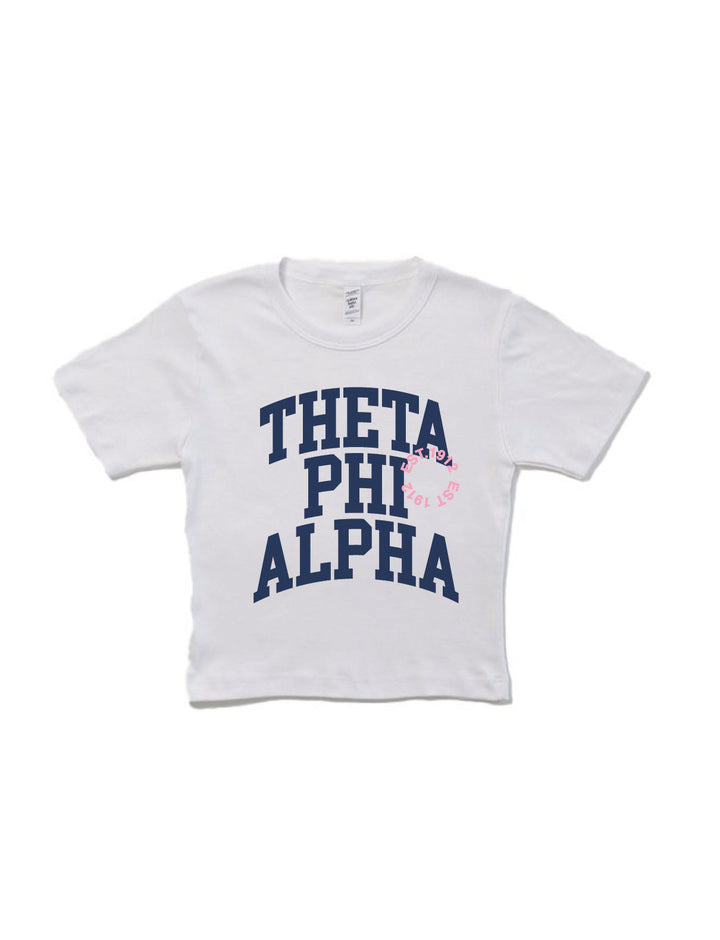 Varsity Sorority Baby Tee