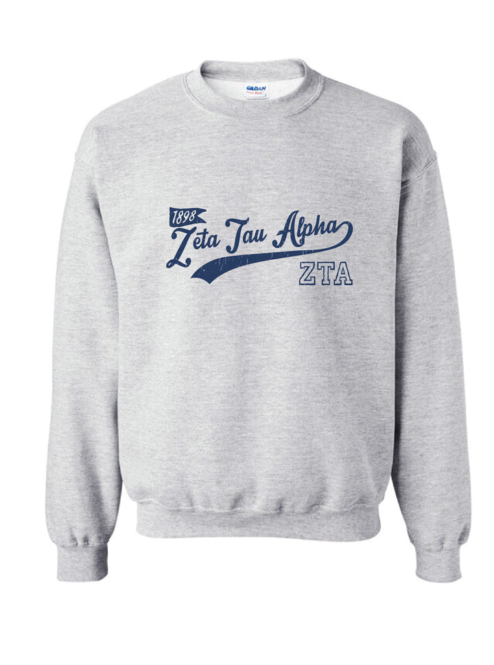 Zeta Tau Alpha Varsity Crewneck