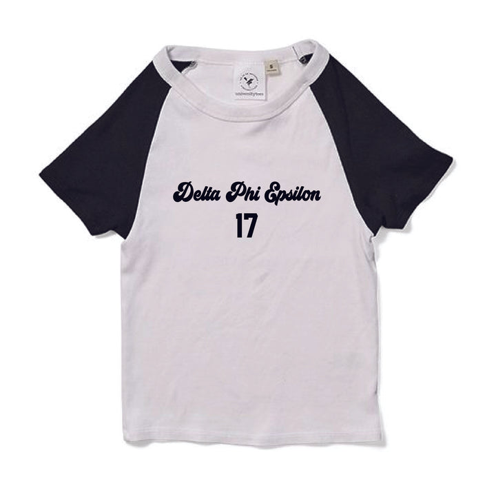 Varsity Est Year Matching Set Raglan Baby Tee