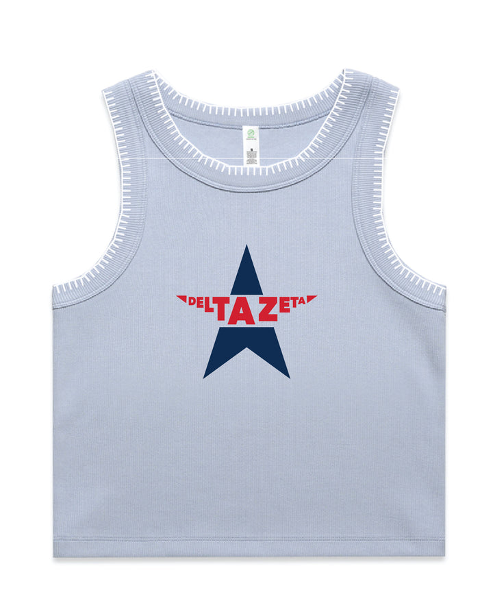 Varsity Star Sorority Stitch Tank