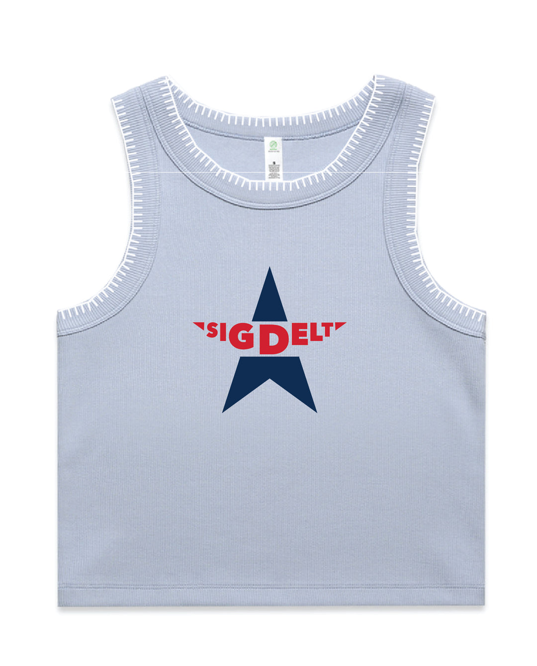 Varsity Star Sorority Stitch Tank