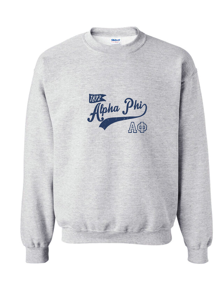 Alpha Phi Varsity Crewneck