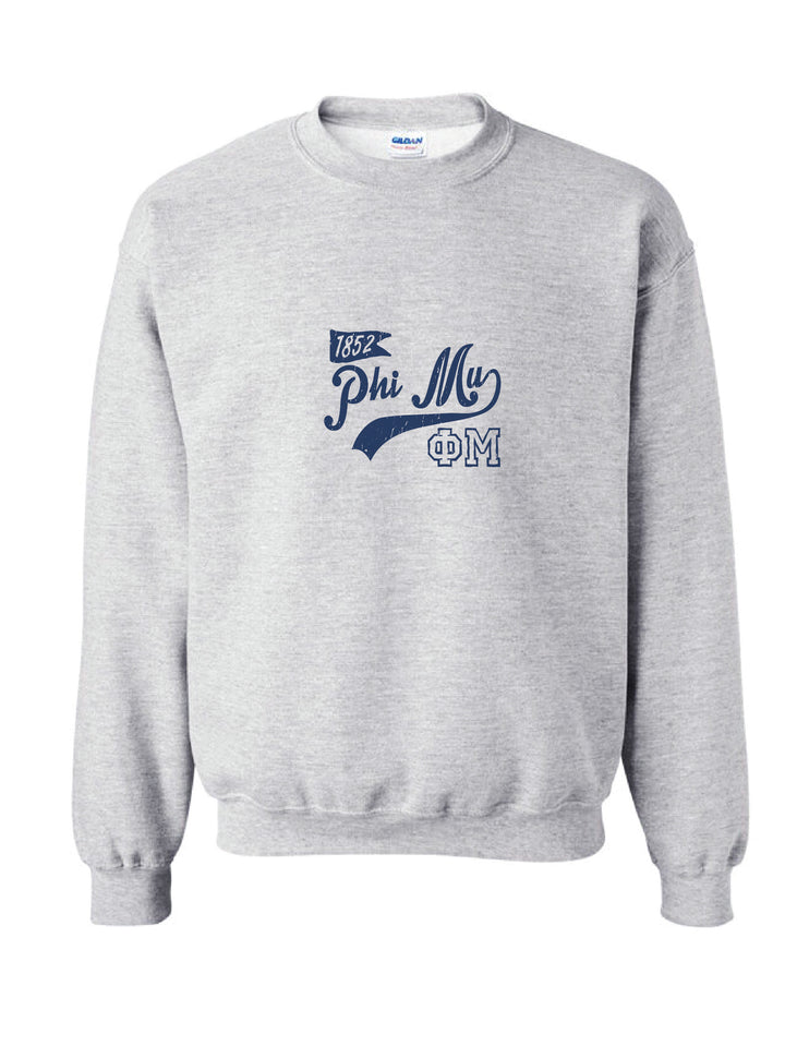 Phi Mu Varsity Crewneck