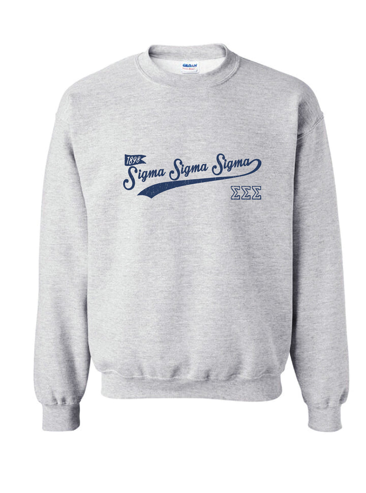 Sigma Sigma Sigma Varsity Crewneck