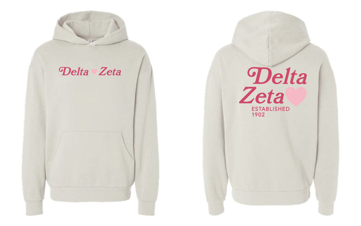 Heart Sorority Ivory Hoodie