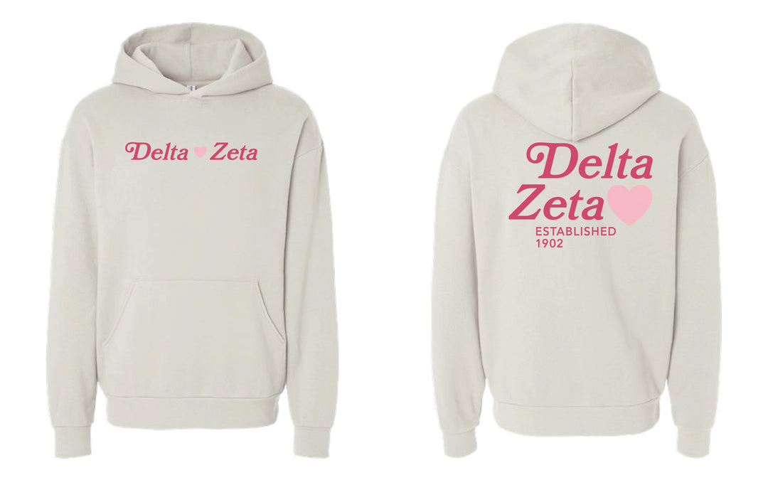 Heart Sorority Ivory Hoodie - 2XL - 3XL