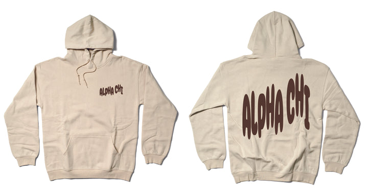 Wavy Tone On Tone Sorority Hoodie