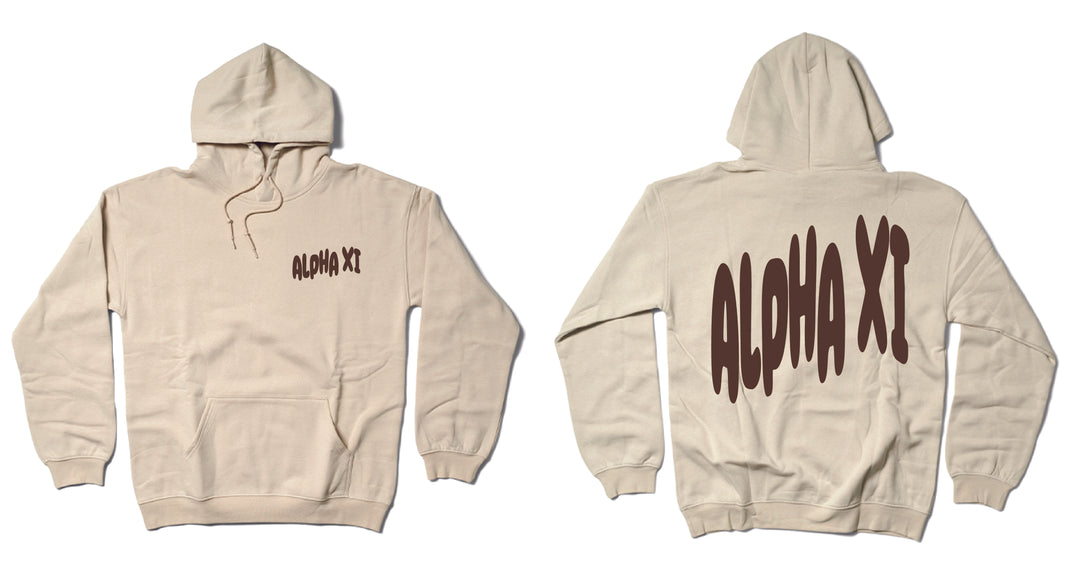 Wavy Tone On Tone Sorority Hoodie