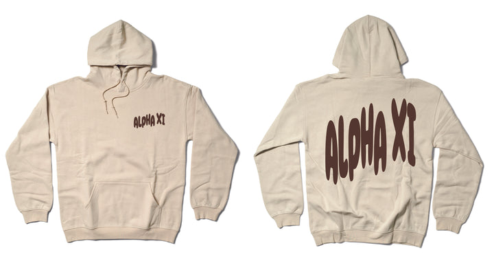 Wavy Tone On Tone Sorority Hoodie