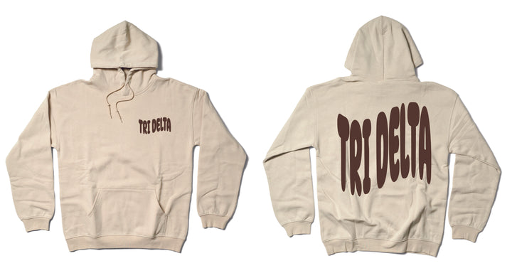 Wavy Tone On Tone Sorority Hoodie