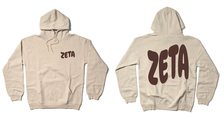 Wavy Tone On Tone Sorority Hoodie