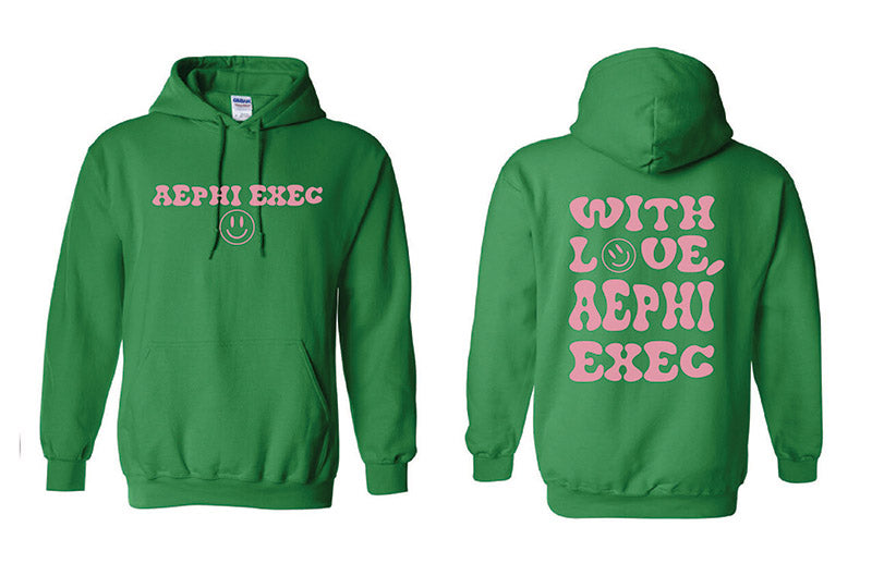 With Love Sorority Exec Hoodie