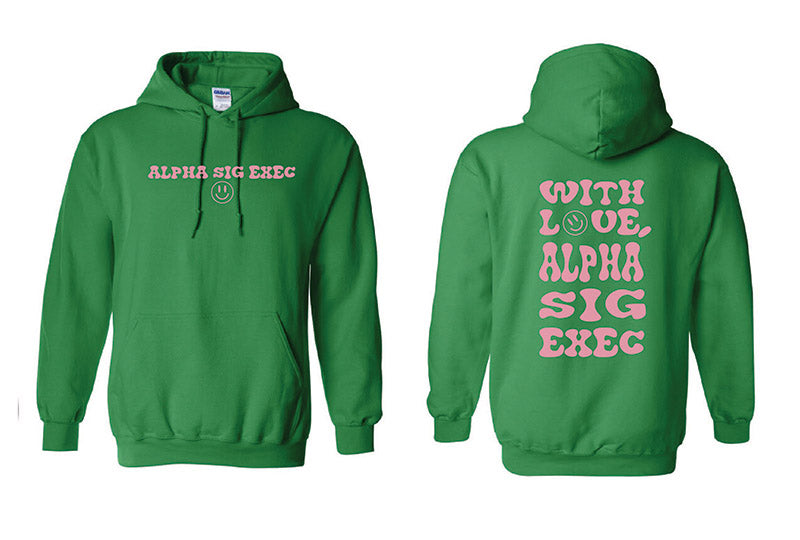 With Love Sorority Exec Hoodie