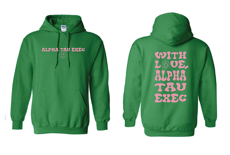 With Love Sorority Exec Hoodie - 2XL