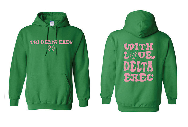 With Love Sorority Exec Hoodie - 2XL