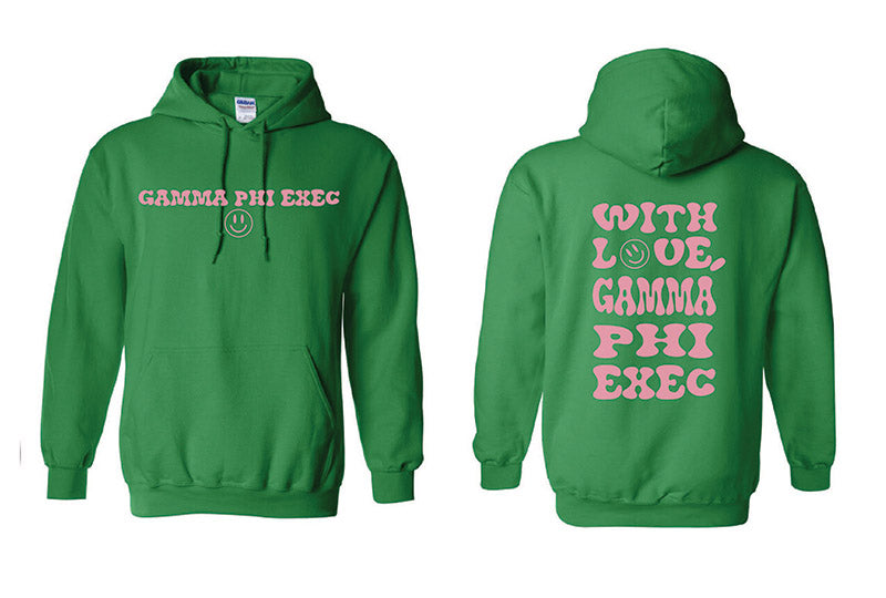 With Love Sorority Exec Hoodie