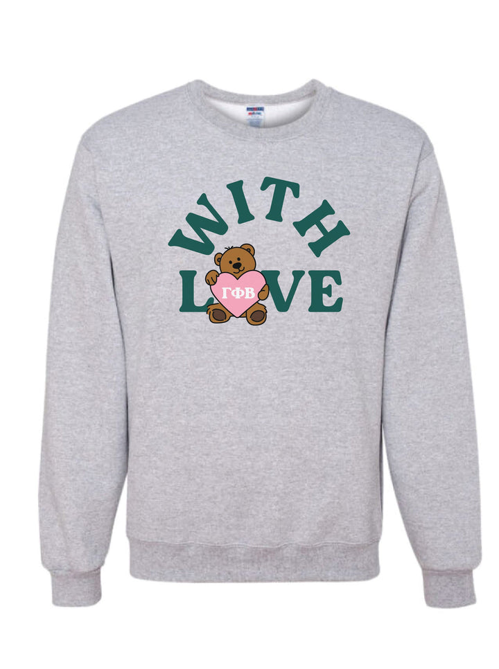 With Love Teddy Sorority Matching Set Crewneck - 2XL - 3XL