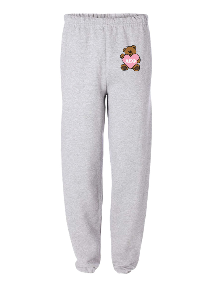 With Love Teddy Sorority Matching Set Sweatpants