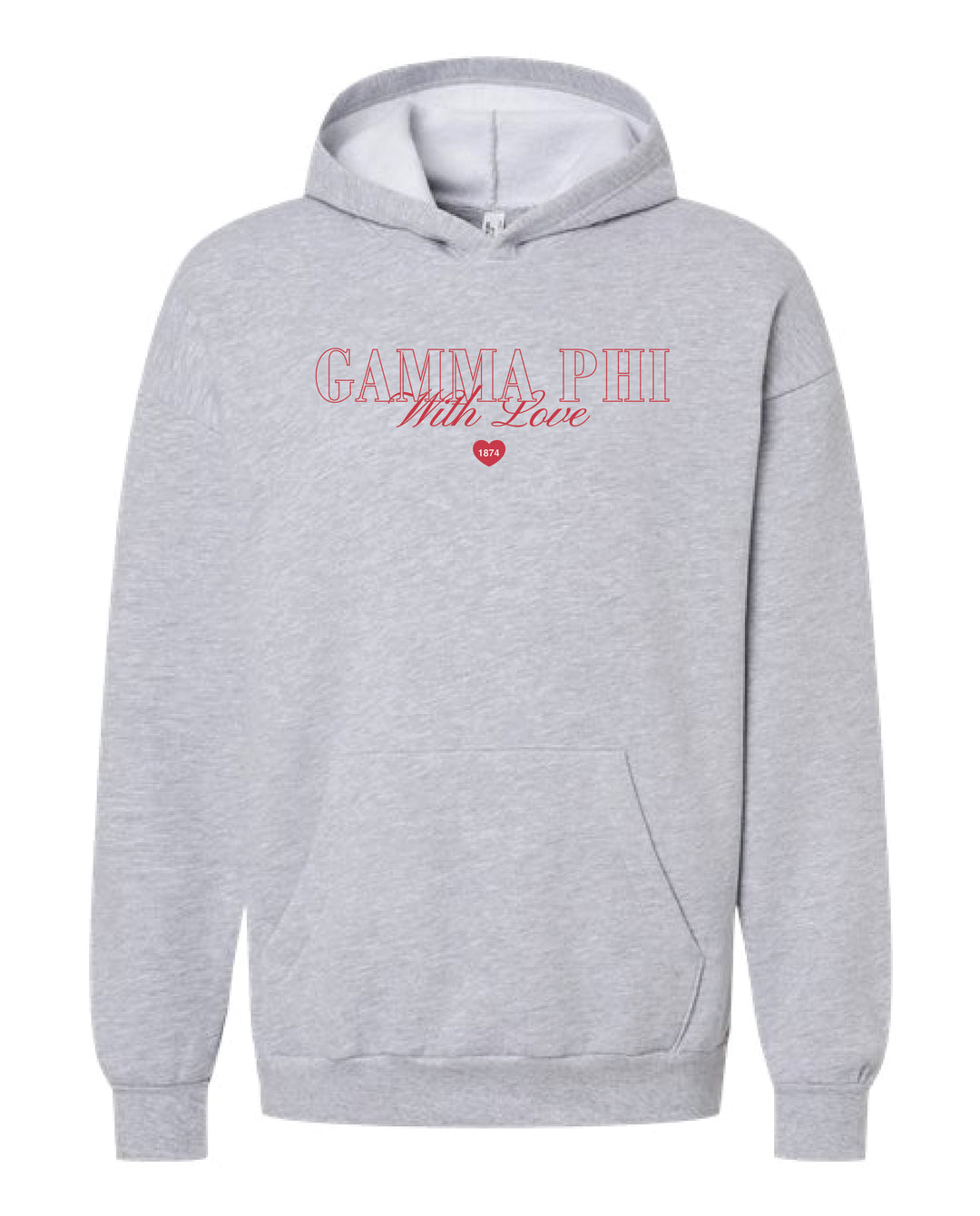 With Love Embroidered Sorority Hoodie - 2XL - 3XL