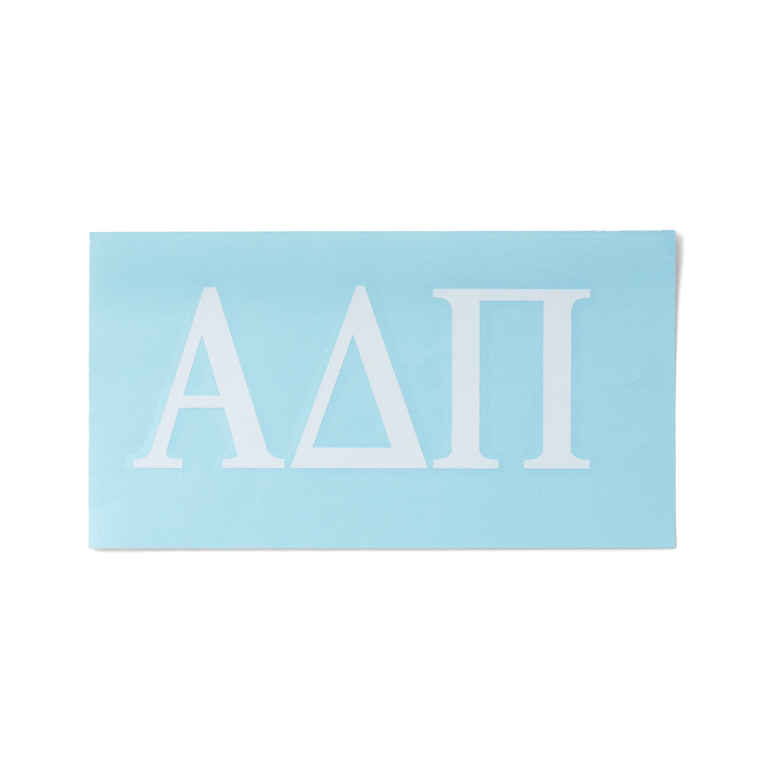 Sorority Car Decal