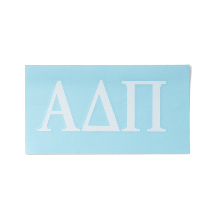 Sorority Car Decal