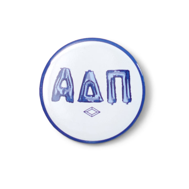 Balloon Greek Letters Sorority Button