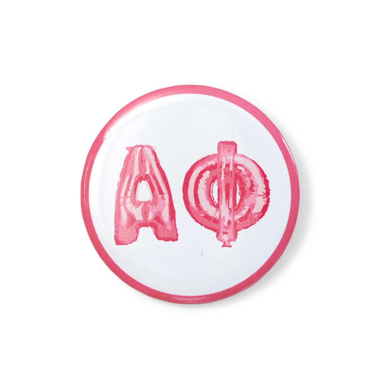Go Greek Button Balloon Greek Letters Sorority Button – University Tees