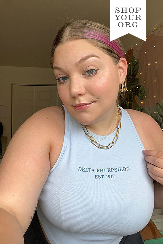 Arctic Blue Set Sorority Tank