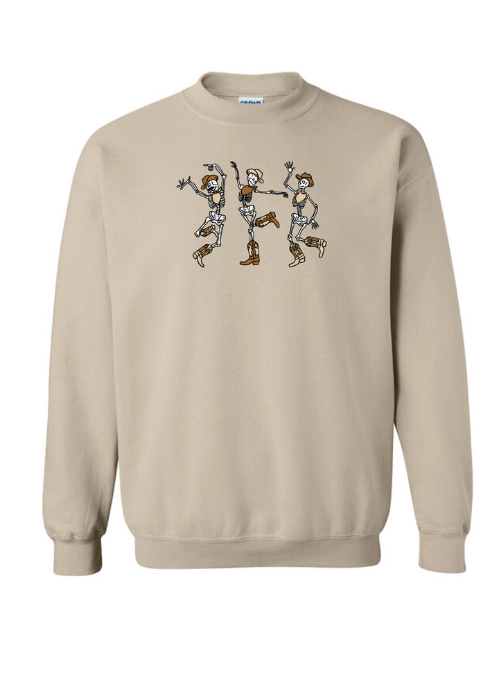 Cowboy Skeleton Crewneck